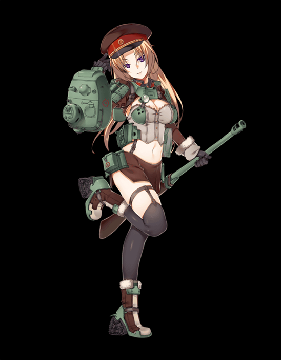 IS-2M illustration captured from her Live2D