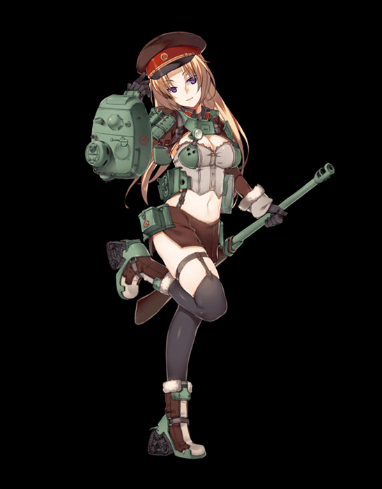 IS-2 illustration captured from her Live2D