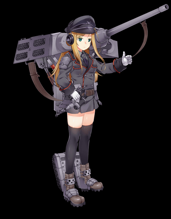 Jagdtiger illustration captured from her Live2D