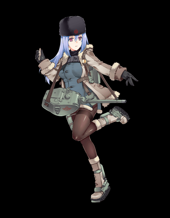 T-34/76 illustration captured from her Live2D