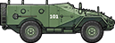 Sideview of BTR-40